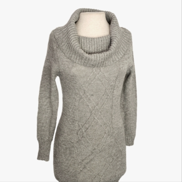 RUE 21 Dress Cable Detail Knit Sweater Gray M - Picture 3 of 15